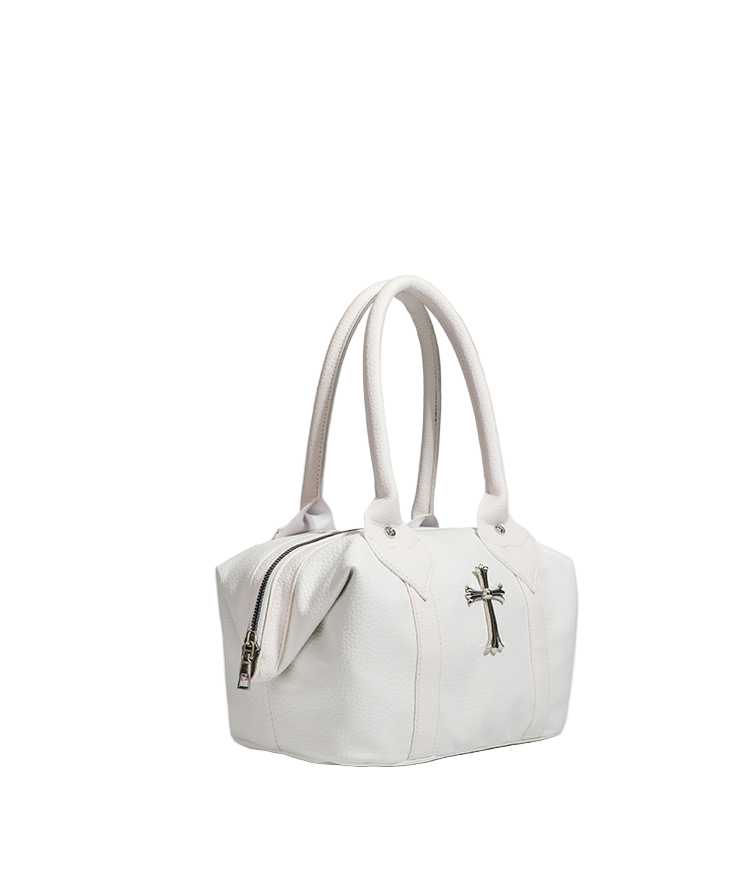 クロスアクセサリー付きスタッズディテールバッグ/cm0113