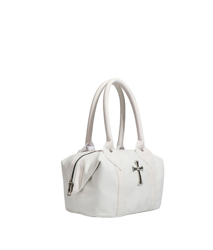 クロスアクセサリー付きスタッズディテールバッグ/cm0113