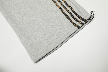 レオパード柄ラインストラップ付パンツ/2color/cm0077