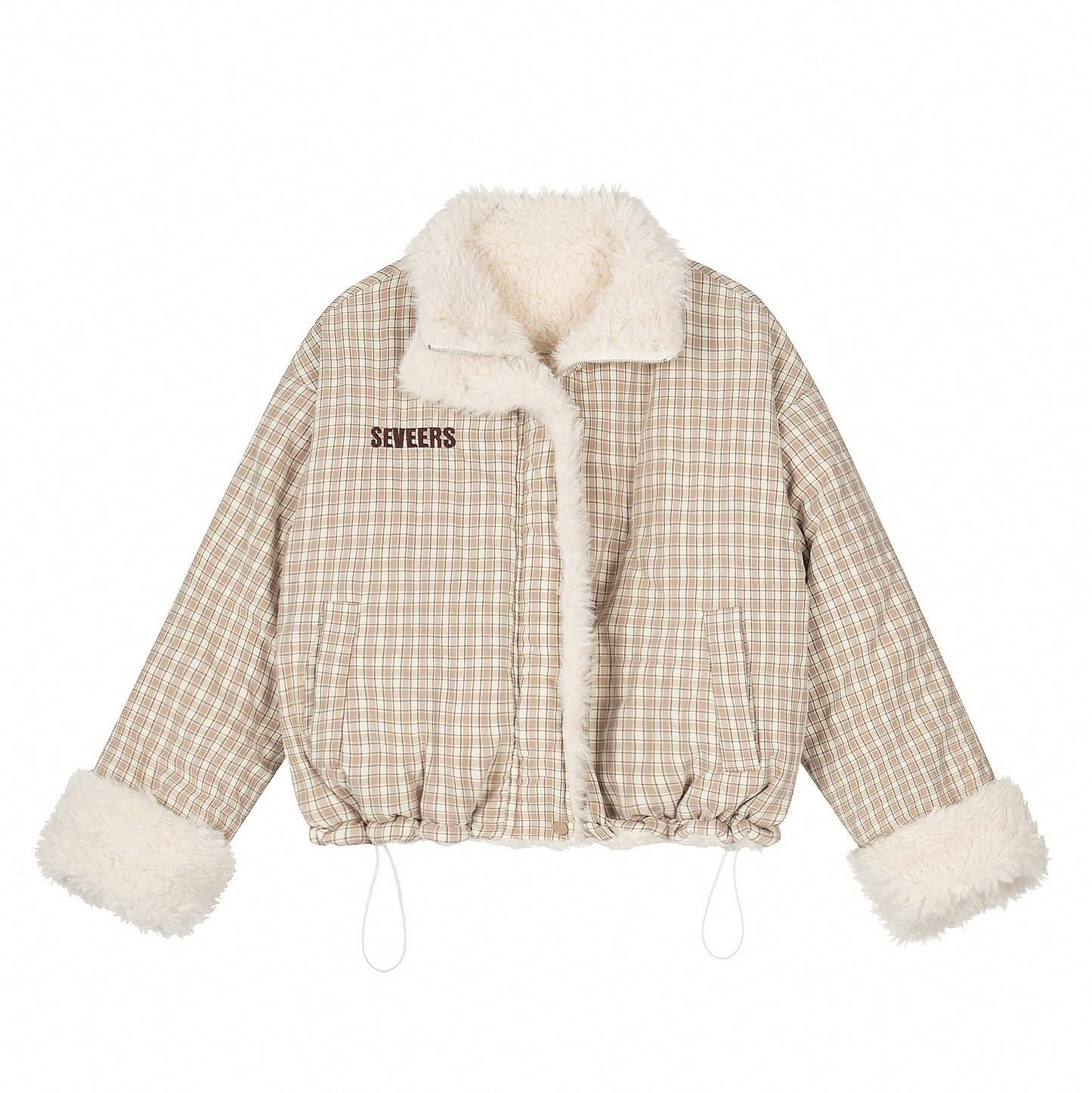 リバーシブルボアジャケット/2color/cm0069