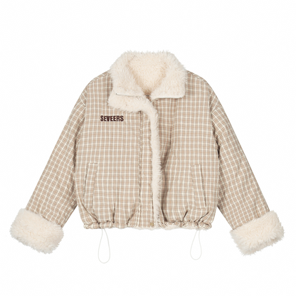 リバーシブルボアジャケット/2color/cm0069