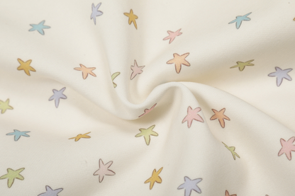 レース縁フードスタープリントジップアップパーカー/cm0050