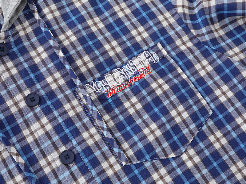 フェイクレイヤーチェックシャツジャケット/2color/cm0082