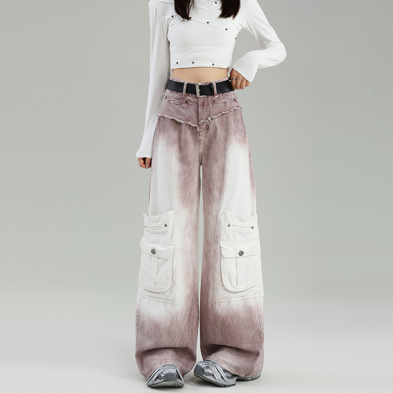 ブリーチカラーカーゴデニム/2color/cm0116