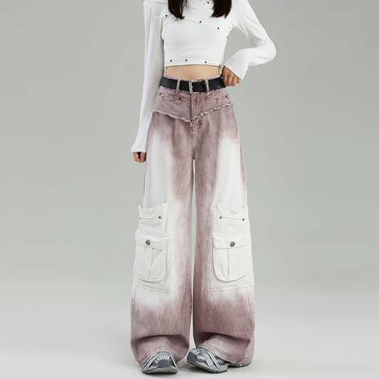 ブリーチカラーカーゴデニム/2color/cm0116