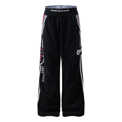 BIGロゴ/ラインワイドパンツ/2color/cm0066