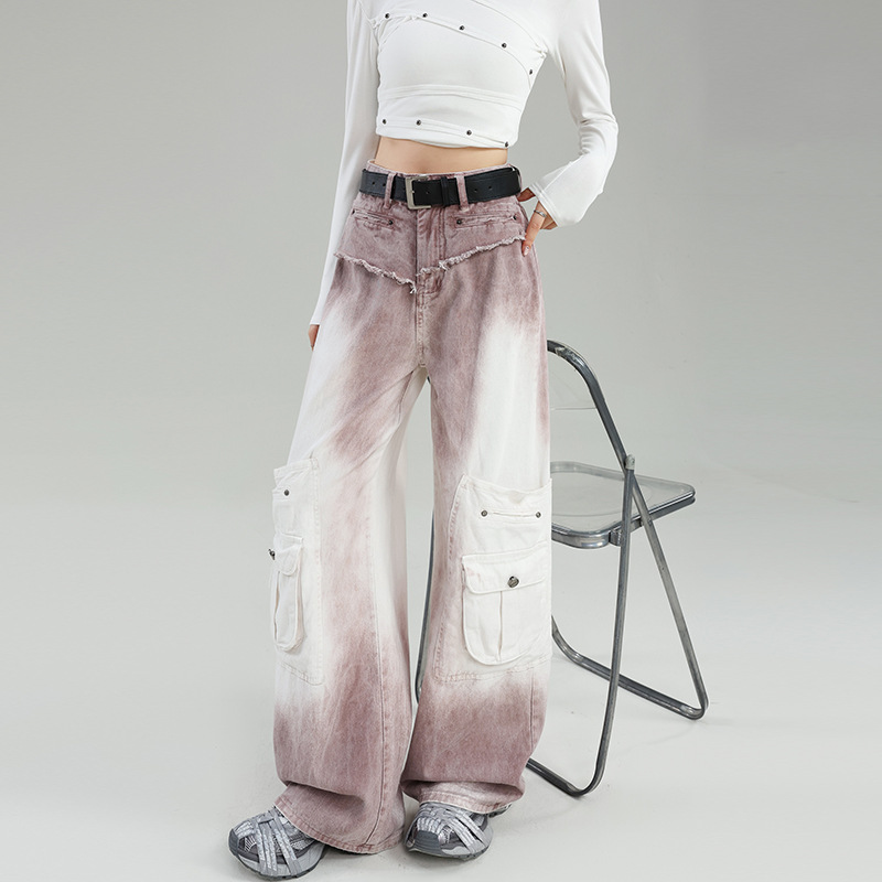 ブリーチカラーカーゴデニム/2color/cm0116