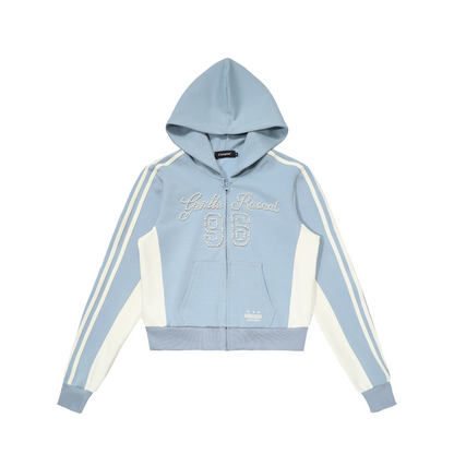 ビーズロゴラインデザインパーカー/3color/cm0073