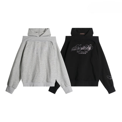 リブデザインビジューロゴパーカー/2color/cm0062