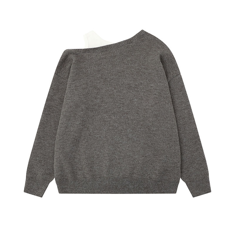 クロスデザインフェイクレイヤーニット/cm0138