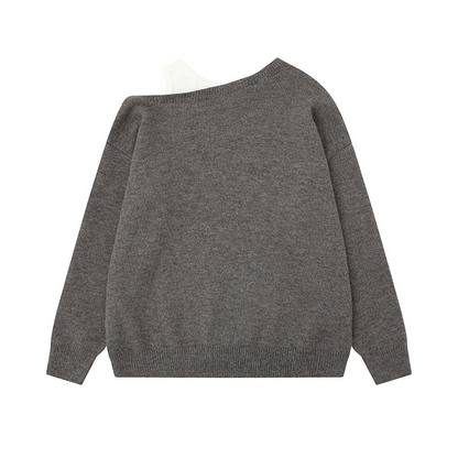 クロスデザインフェイクレイヤーニット/cm0138