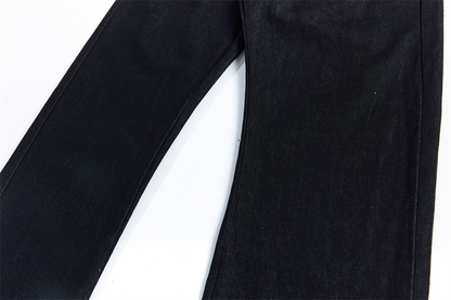 クロスデザインレオパードディテールワイドパンツ/cm0147