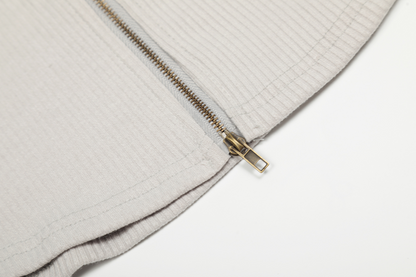 ダブルポケット/スタープリントジップアップスウェット[2color]/cm0034