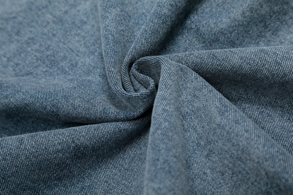 オフショルダー刺繡ワンポイントロゴデジップアップトップス/cm0003