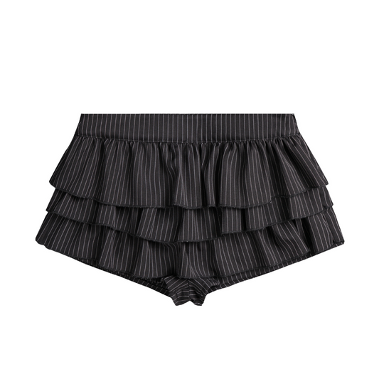 ストライプフリルショートパンツ/cm0242