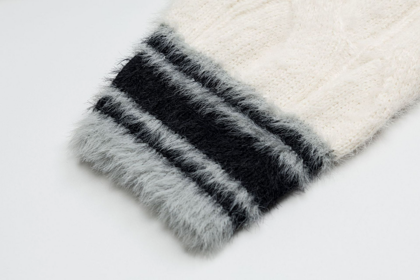 フロントナンバーデザインVネックラインニット2color/cm0026