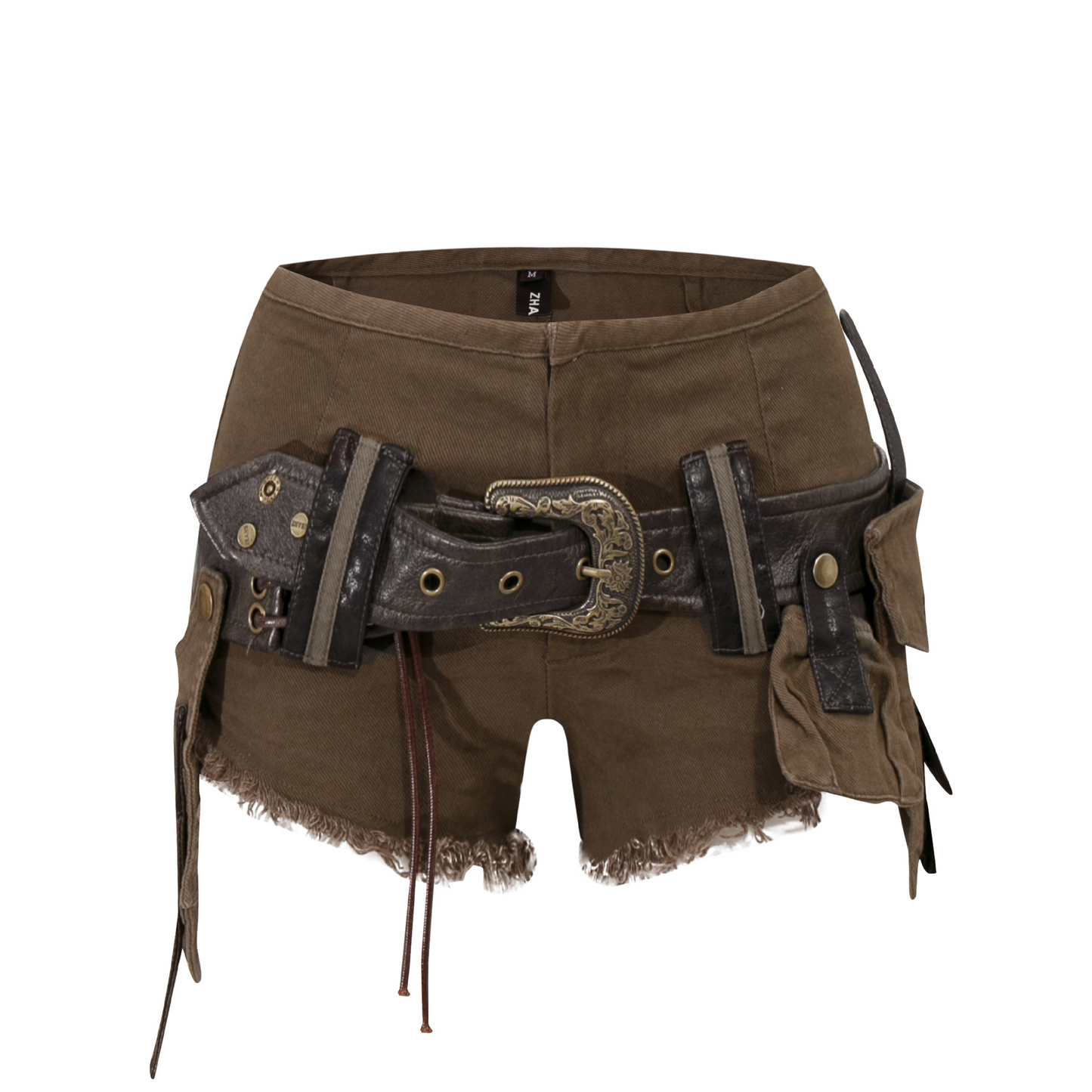 ベルトデザインショートパンツ/4color/cm0137