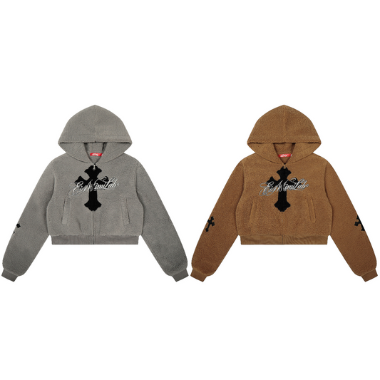 クロスロゴボアパーカー/2color/cm0146