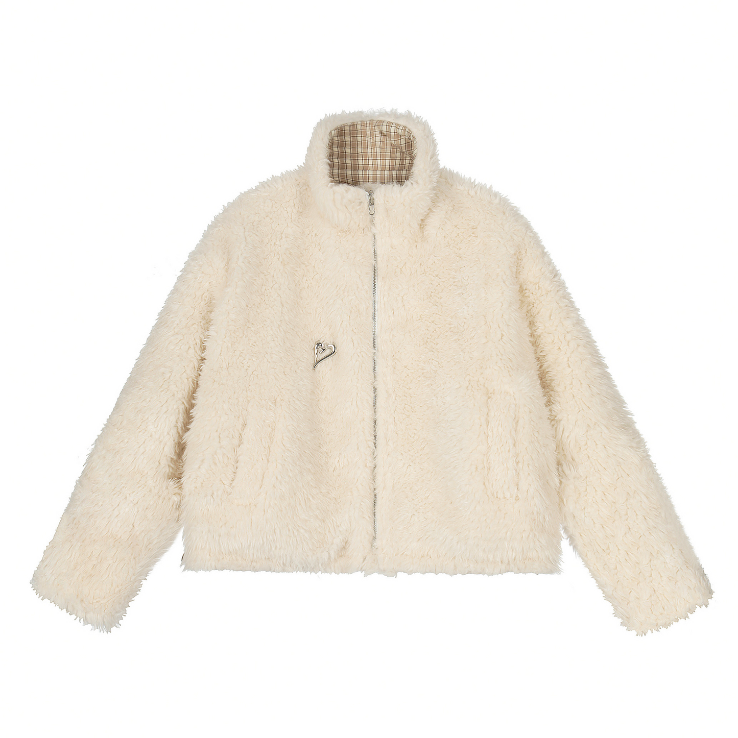 リバーシブルボアジャケット/2color/cm0069