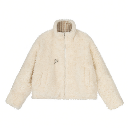 リバーシブルボアジャケット/2color/cm0069