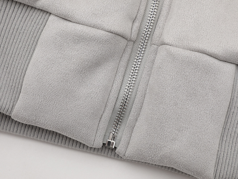 耳付きフードクロスデザインジャケット cm0015