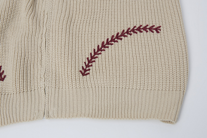 カラーロゴタートルネックニットジャケット/2color/cm0083