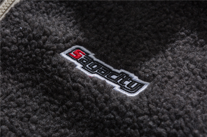 バイカラーワンポイントロゴボアジャケット/2color/cm0122