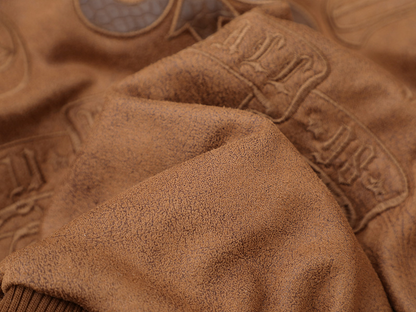 スエード調ファー付きジャケット/3color/cm0018