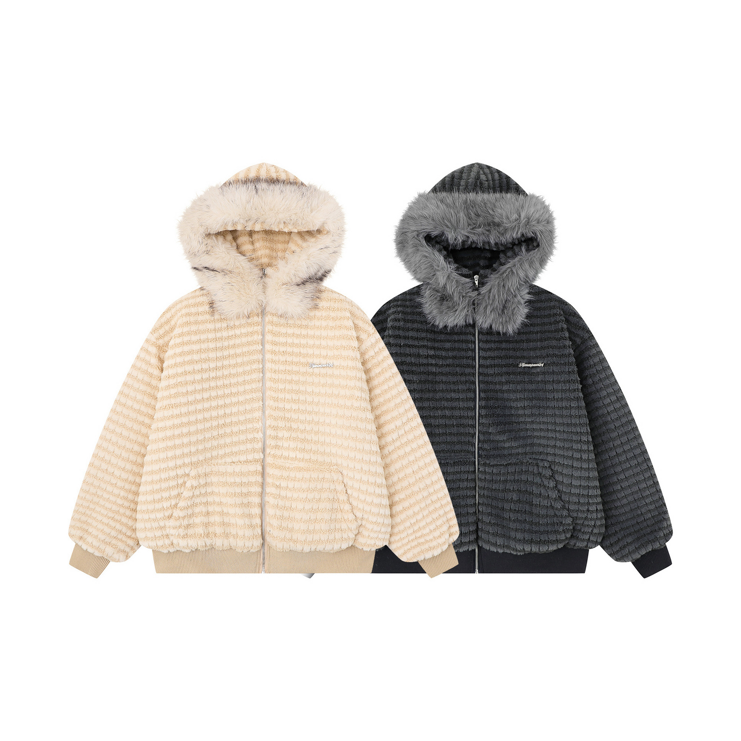 ボーダーボアジャケット/2color/cm0006