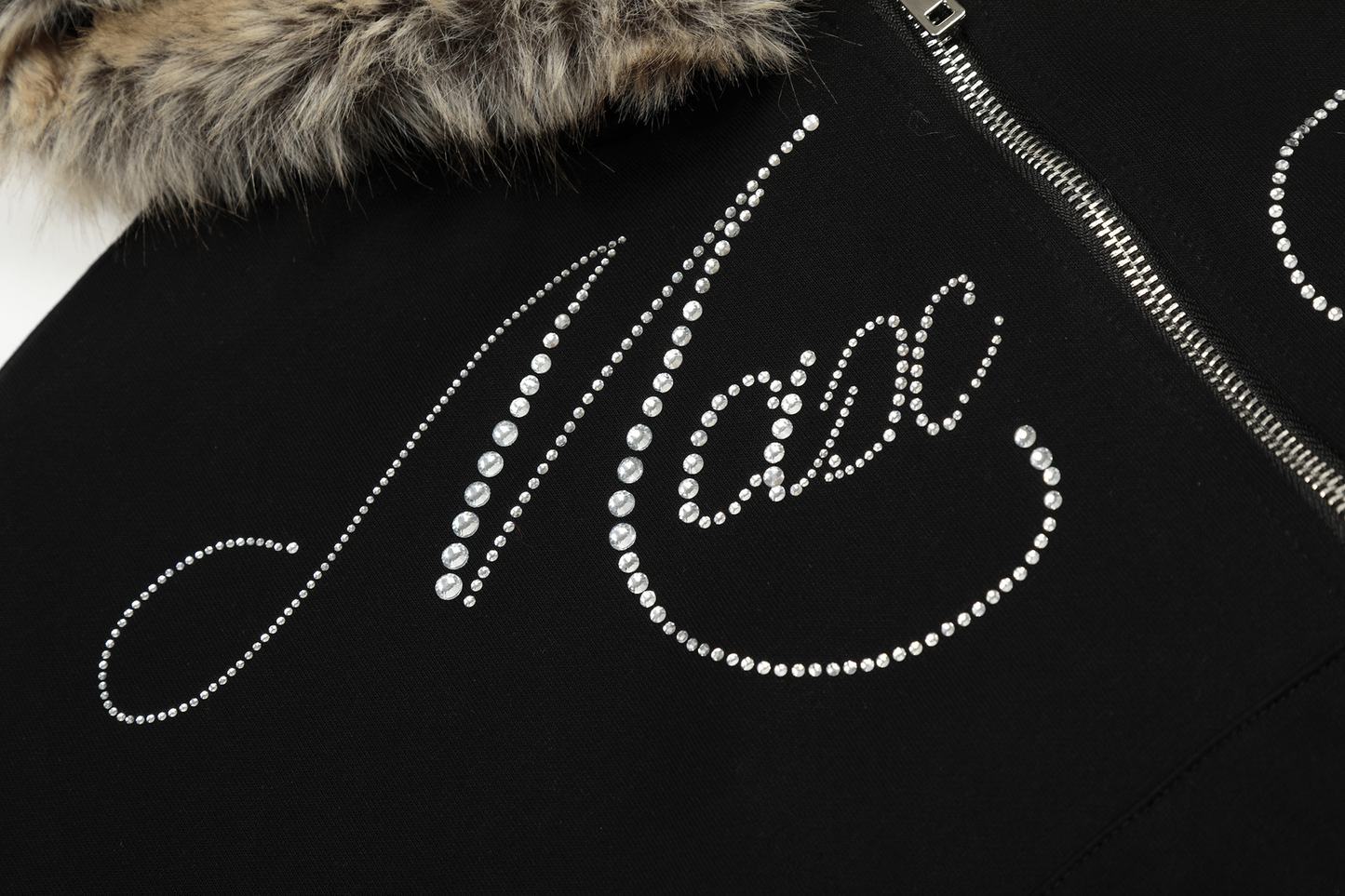 ファー付きフードジップアップパーカー/cm0035