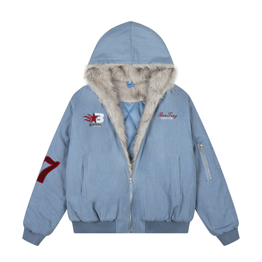 ファーディテールナンバーロゴジャケット/cm0075