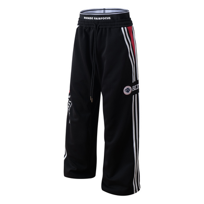 BIGロゴ/ラインワイドパンツ/2color/cm0066