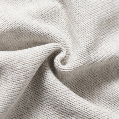 ロゴワンポイントハイネックジップアップニット/cm0124