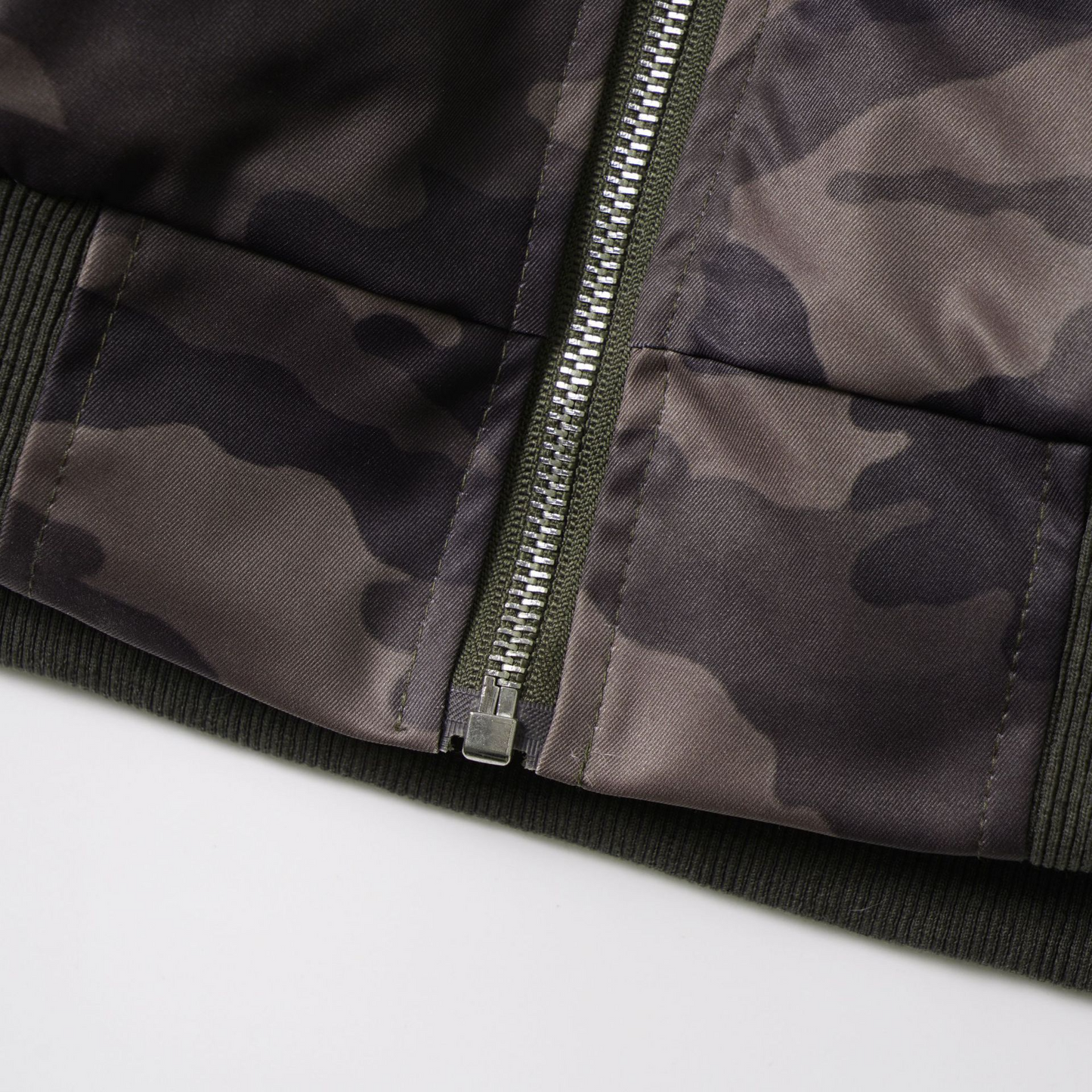 ファーフードファー耳付きジップアップジャケット/2color/cm0125