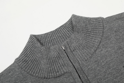 ジップアッププリントロゴカーディガン/2color/cm0132