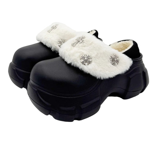 2color/エコファークロスデザインシューズ/cm0195