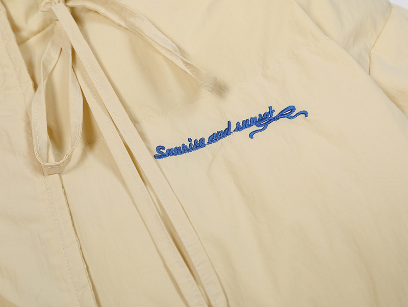 BIGポケットリボンデザインパファージャケット/2color/cm0079