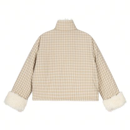 リバーシブルボアジャケット/2color/cm0069