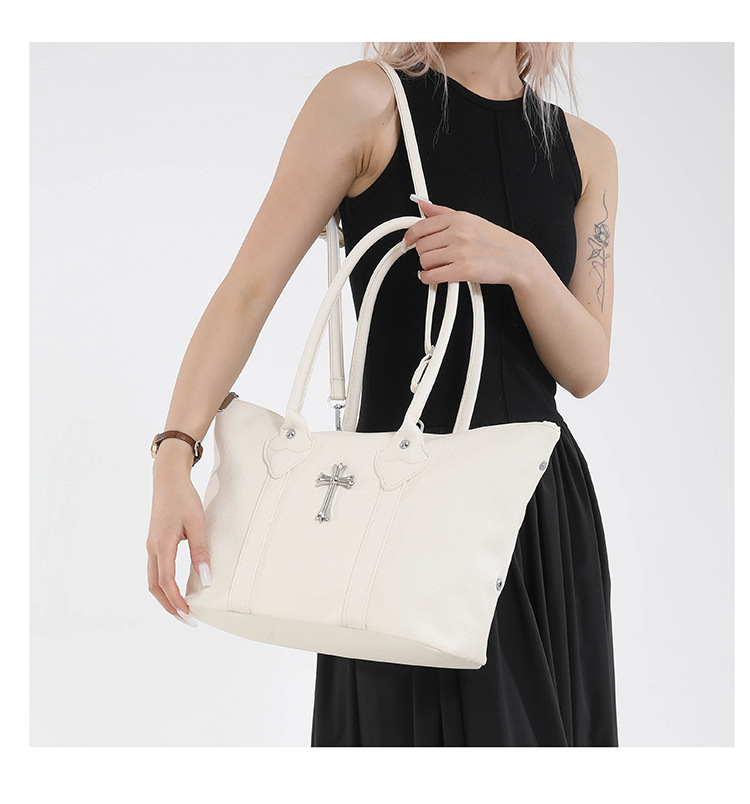 クロスアクセサリー付き2wayショルダーバッグ/6color/cm0110