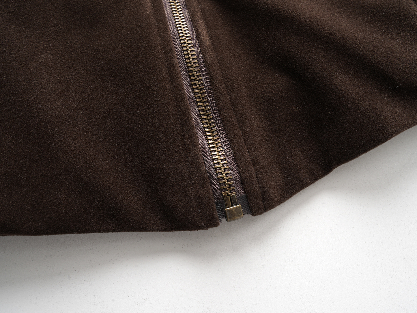 ボアネッククロスデザインアルファベットディテールボタンジャケット/2color/cm0033