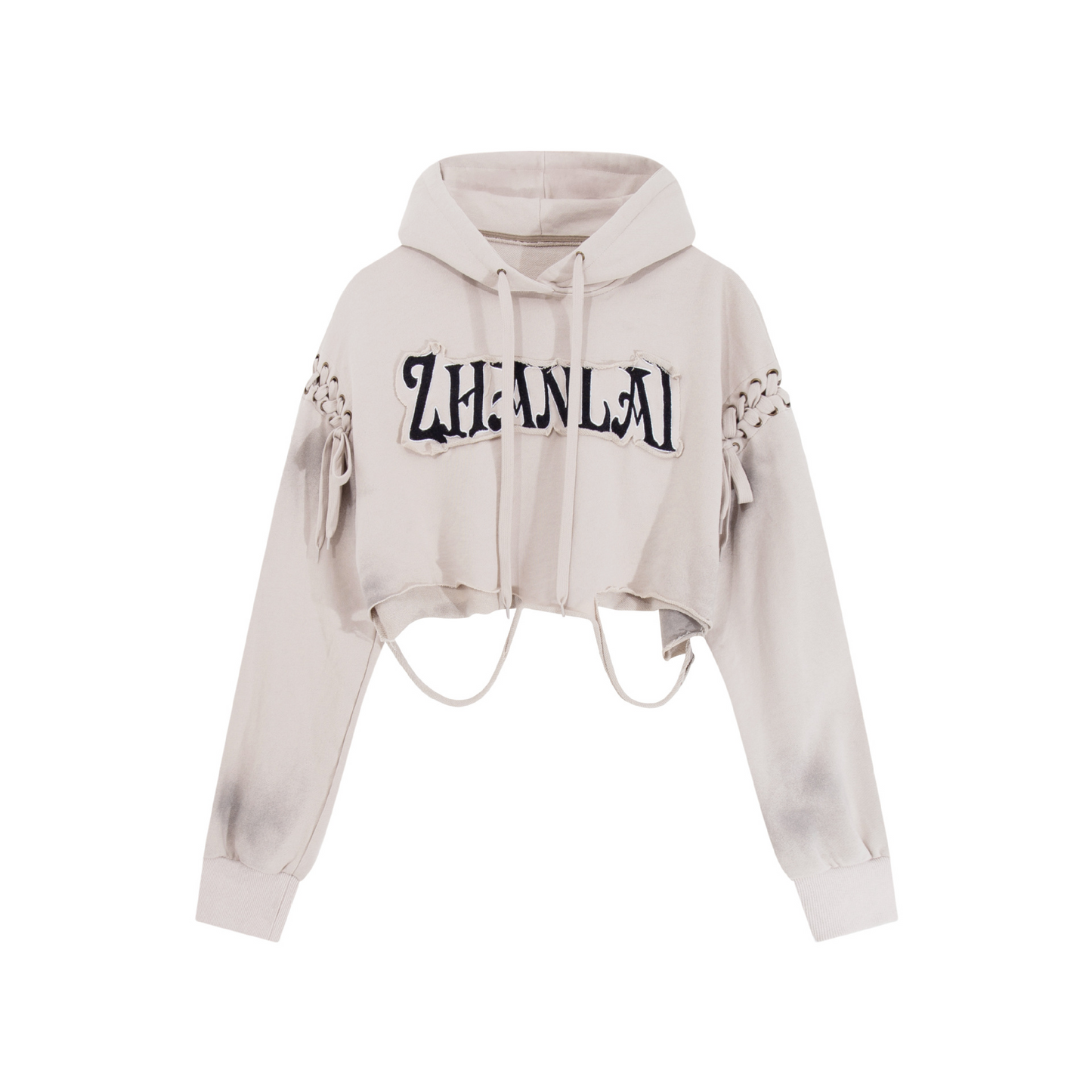 ショルダーリボンデザイン耳付きスウェット/2color/cm0027