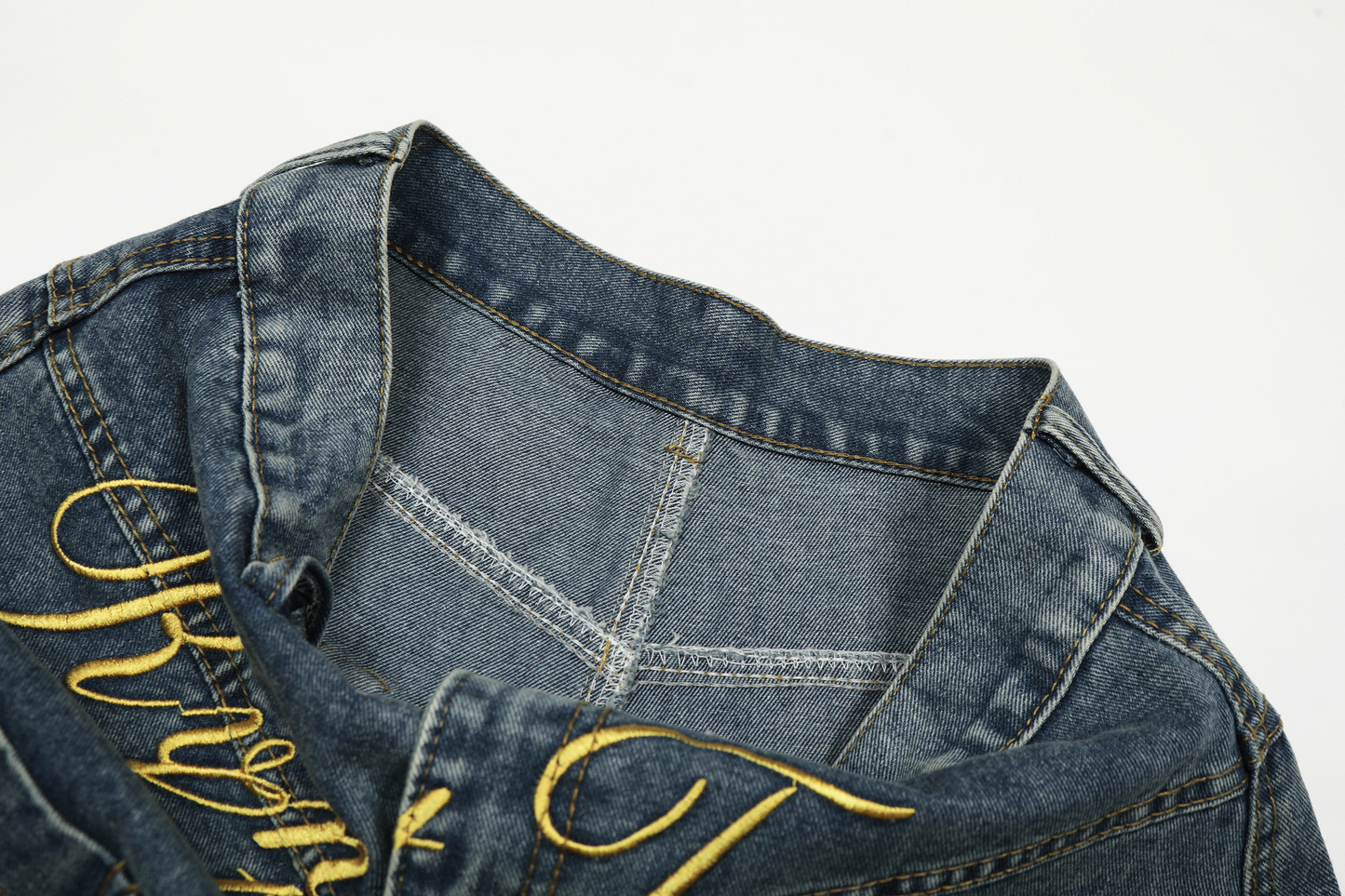 刺繡ロゴポケットデザインデニムパンツ/cm0064