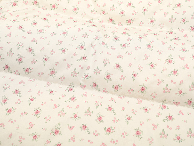 リボンデザインフラワー柄パファージャケット/2color/cm0070