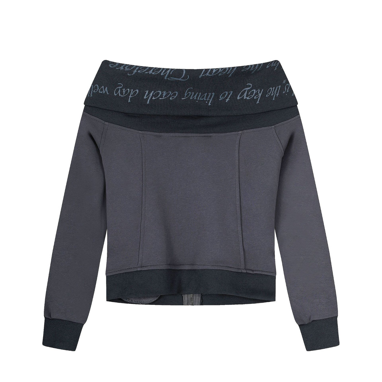 ジップアッププリントスウェット/2color/cm0089