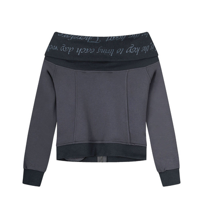 ジップアッププリントスウェット/2color/cm0089