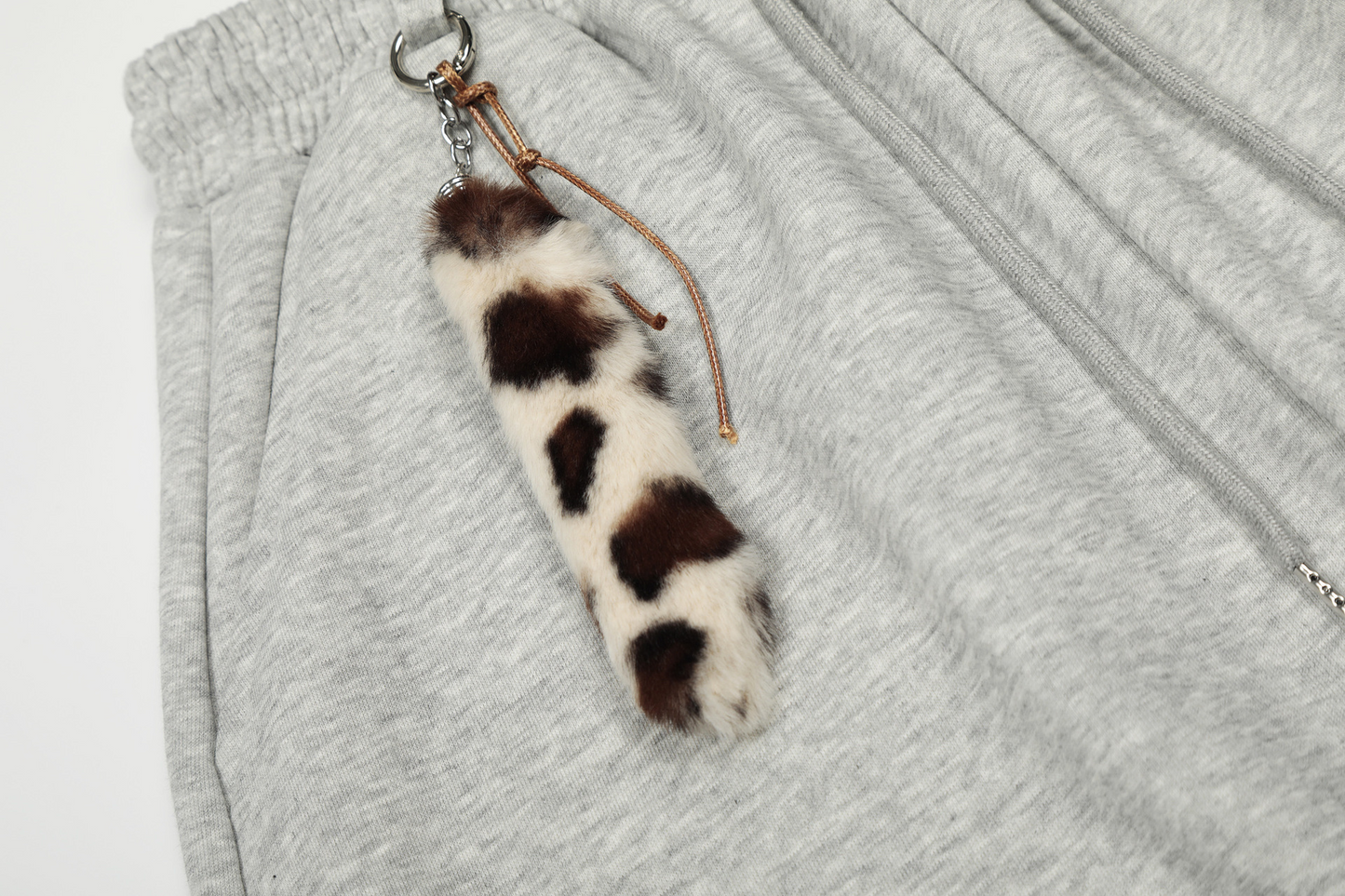 レオパード柄ラインストラップ付パンツ/2color/cm0077