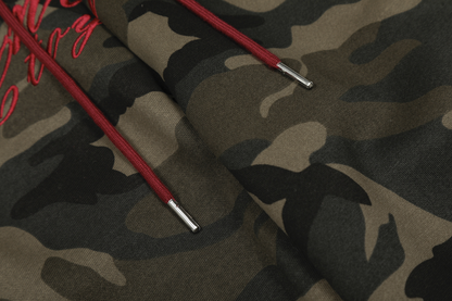 カモフラ柄サイドラインパンツ/cm0054