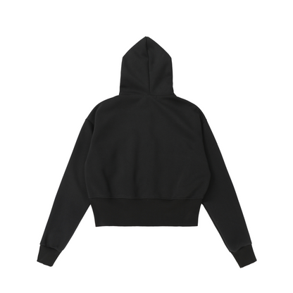 クロスレオパード柄ジップアップパーカー/2color/cm0080