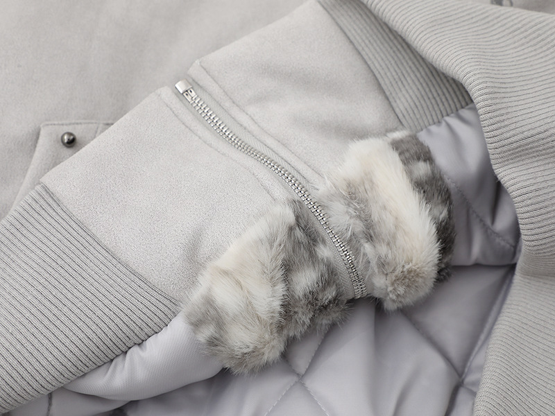 耳付きフードクロスデザインジャケット cm0015