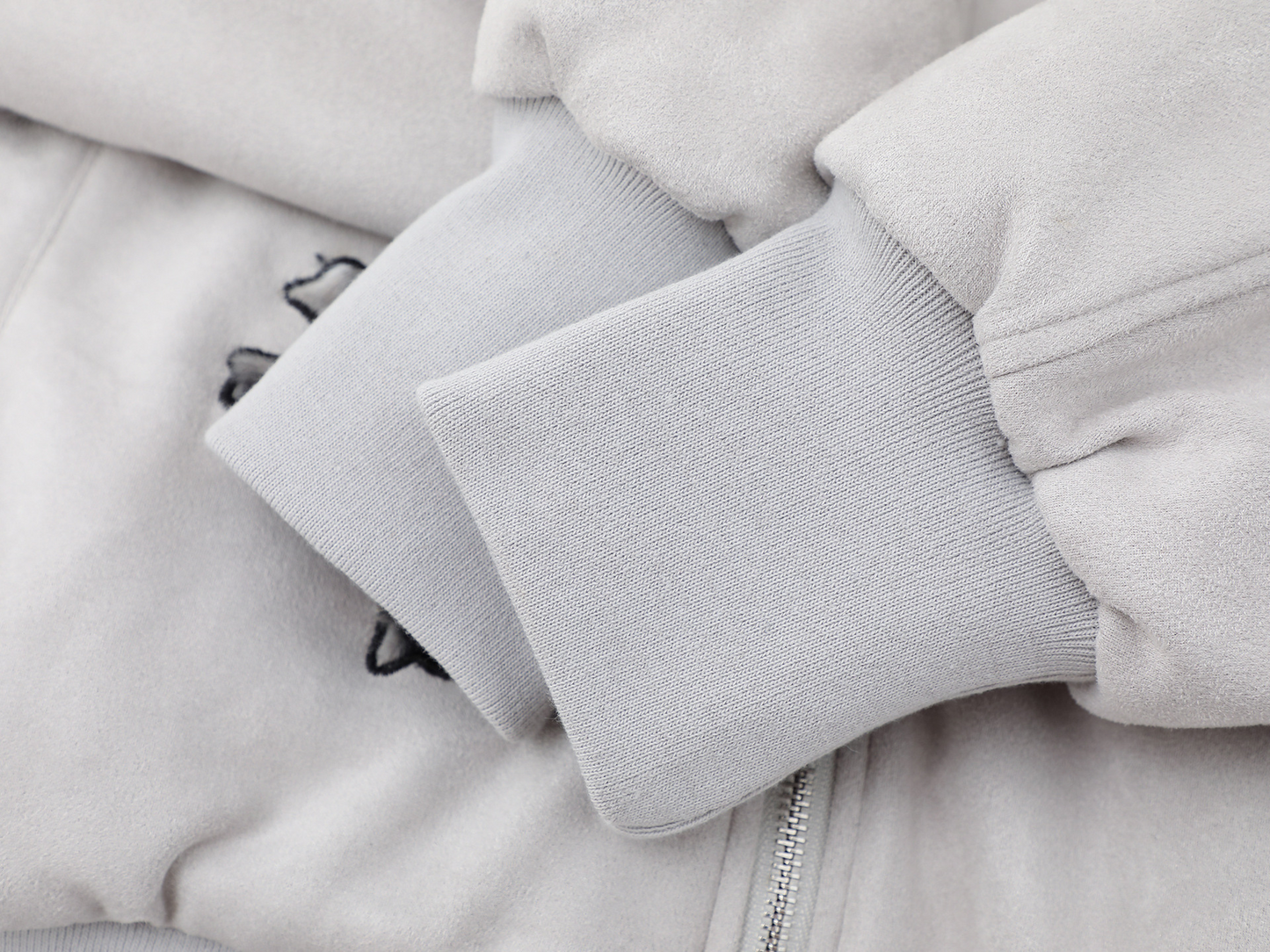 クロスデザインフェイクファーフードジャケットcm0004